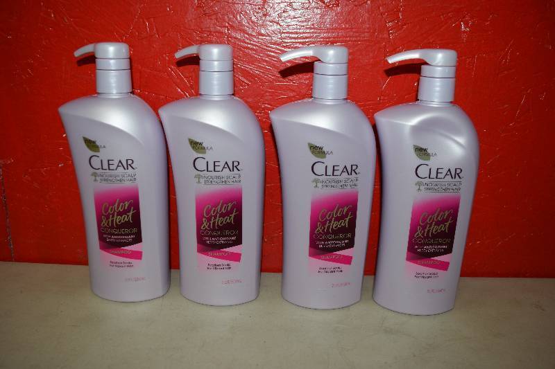 lot 378 image: 4 Bottles Clear Color and Heat Conqueror Shampoo