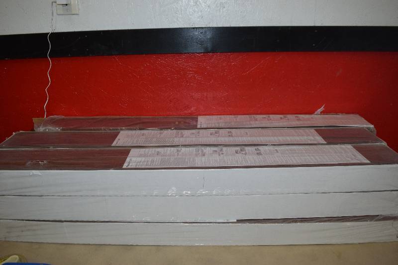 lot 402 image: 9 Boxes Keller Cherry Floor Planks