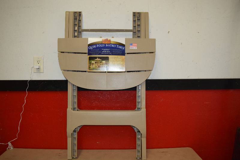 lot 404 image: Adams Quik-Fold Bistro Table