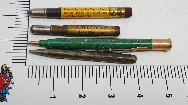 lot 6489 image: Collectable Bullet advertising pencils and a pen
