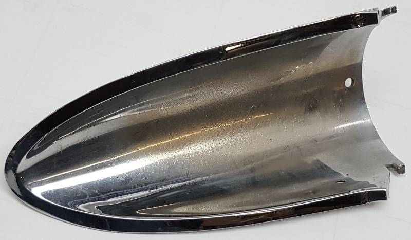 lot 6493 image: 1957 Chevy hood rocket mounting scoop 3738981 LH factory piece