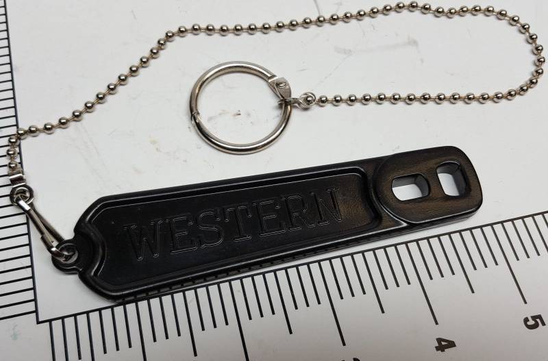 lot 5344 image: NEW Coated Black die cast aluminum Western Foundry gate valve wrench 90 degree slots