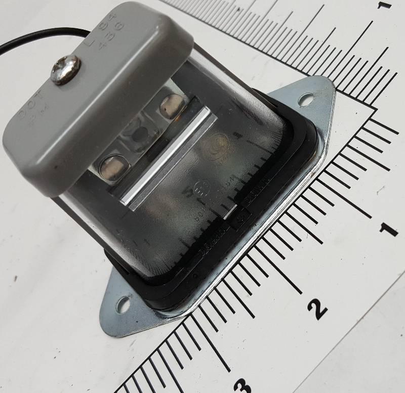 lot 7182 image: This is a new Peterson Lighting M436 single 12-volt license plate light assembly.