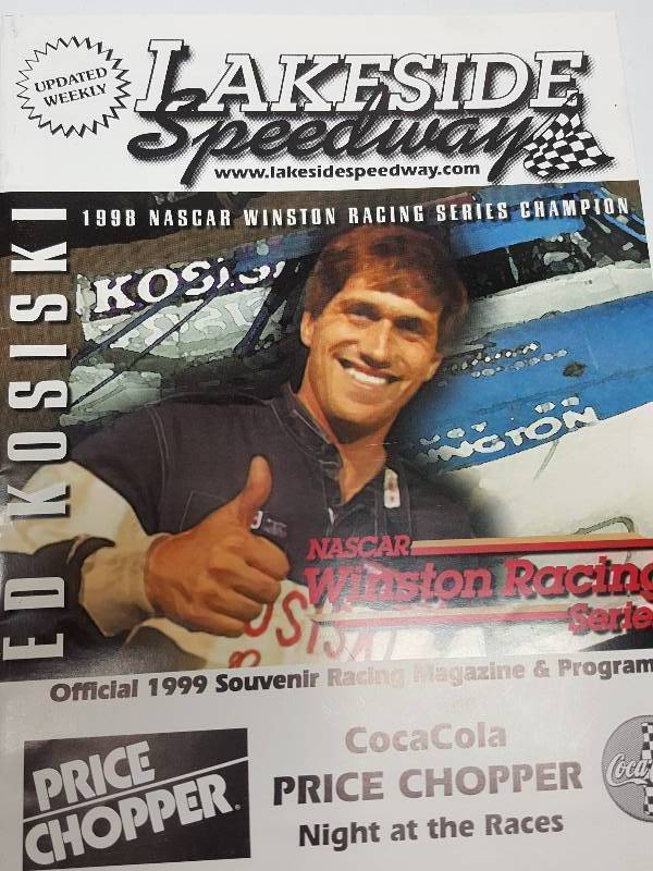 lot 8608 image: Great to look thru is this Lakeside Speedway blast from the past program from Kansas City Kansas