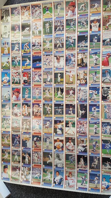 lot 1295 image: Tom Seaver 1992 Pacific Complete Series 2 Set Rare Uncut Factory Sheet