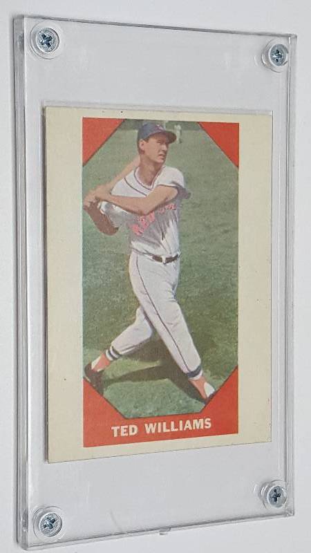 lot 1117 image: 1960 Fleer Ted Williams #72 Baseball Greats Boston Red Sox HOF