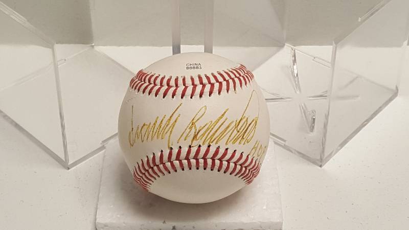 lot 1130 image: Frank Robinson Autographed Rawlings Official League Baseball w HOF 82 Inscription & COA