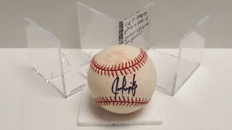 lot 1154 image: Juan Gonzalez Autographed Rawlings Official Major League Baseball KC Royals w COA