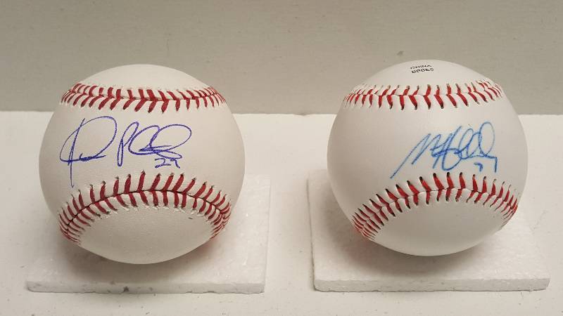 lot 1161 image: Matt Holiday & Jhonny Peralta Autographed Rawlings Official League Baseballs Cardinals