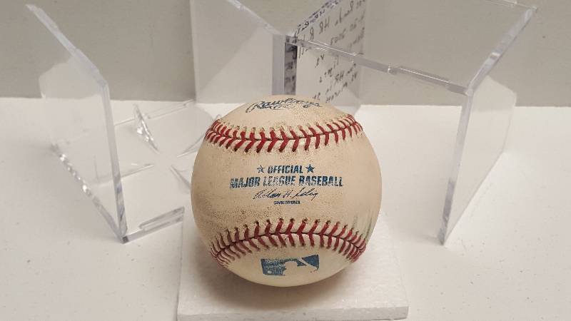 lot 1163 image: Joe Randa Game Used Home Run Ball April 20, 2003 vs. Tigers Rawlings Official Major League Baseball
