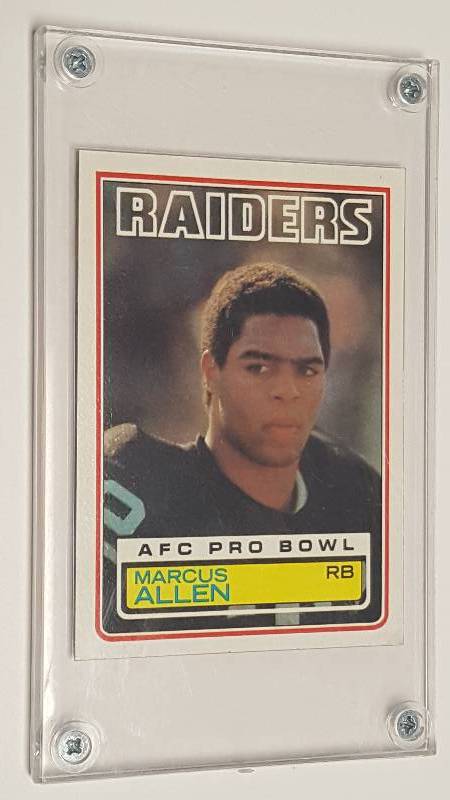 lot 1184 image: 1983 Topps Marcus Allen #294 Rookie Card Oakland Raiders HOF