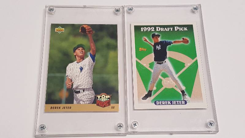 lot 1190 image: 1993 Topps & Upper Deck Derek Jeter Rookie Cards NY Yankees RC