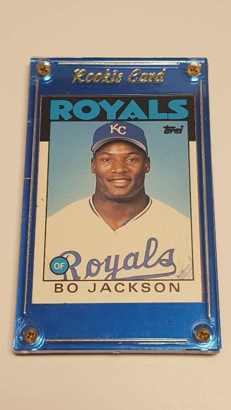 lot 1193 image: Bo Jackson 1986 Topps Traded #50T Rookie Baseball Card Kansas City Royals  Bonus