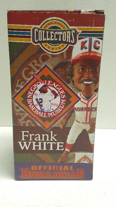 lot 1232 image: Frank White Kansas City Monarchs Bobblehead Negro Leagues Baseball Museum New