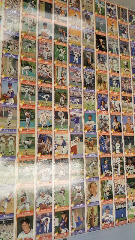 lot 1288 image: Nolan Ryan 1992 Pacific Complete Series 1 & 2 Sets Rare Uncut Proof Factory Sheets 220 Cards