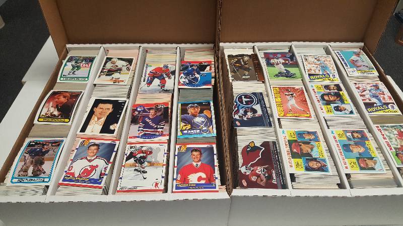 lot 1303 image: (2) 3200 Count Monster Boxes Mixed Sport Mystery Lot w Rookies, Commons & All-Stars #1