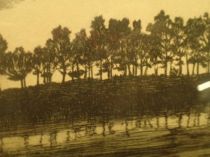 lot 2235 image: Dawn Original Etching by Richard Bishop