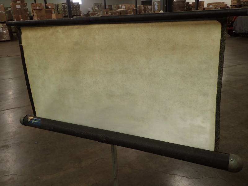 lot 2265 image: Vintage Aurora Movie  Film Projector Screen