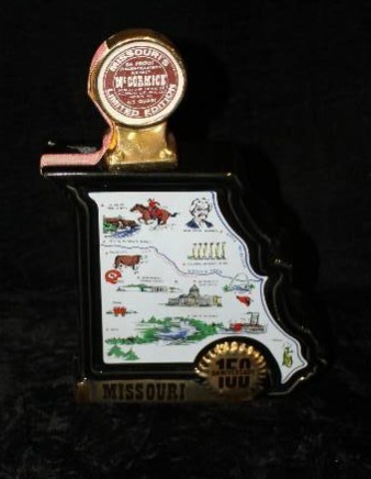 lot 2269 image: Limited Edition Missouri Sesquicentennial Commemorative McCormick Decanter with Contents
