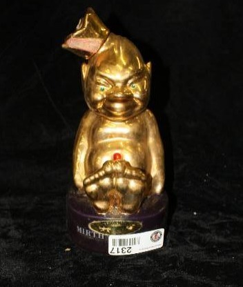 lot 2317 image: Limited Edition McCormick Mirth is King Whisky Decanter with contents