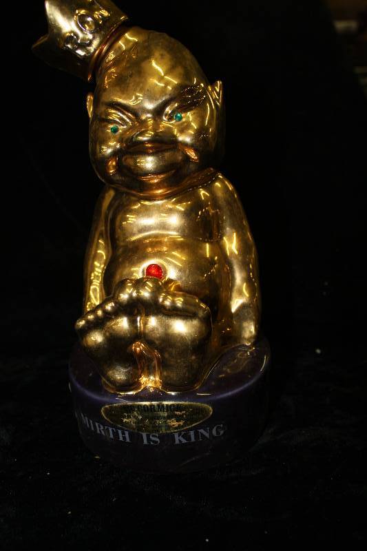 lot 2318 image: Limited Edition McCormick Mirth is King Whisky Decanter with contents