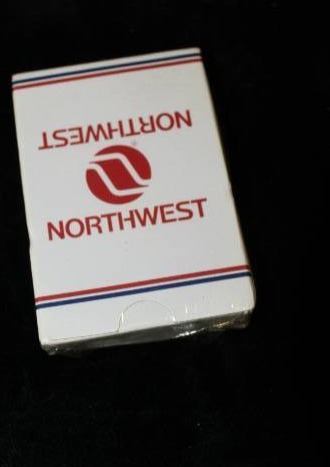lot 2330 image: Vintage Northwest Airlines Playing Cards