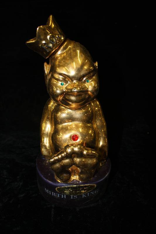 lot 2310 image: Limited Edition McCormick Mirth is King Whisky Decanter with contents