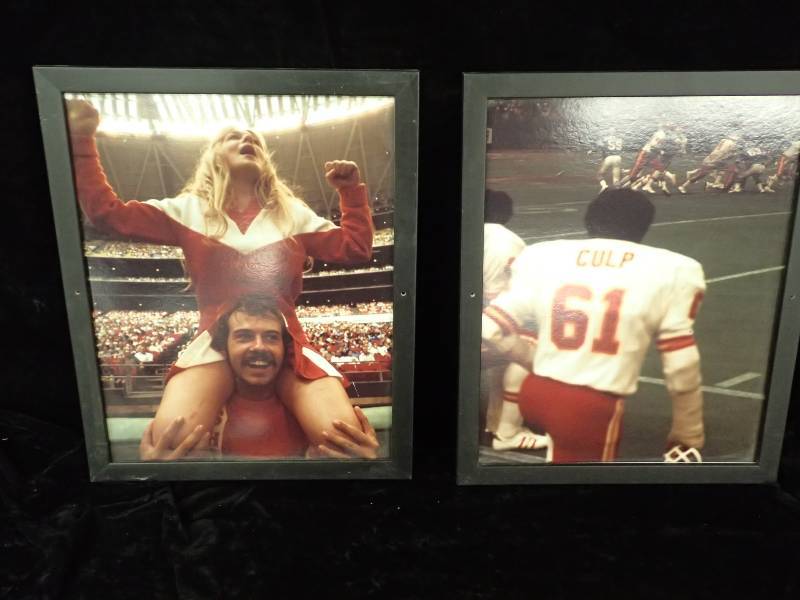 lot 2355 image: (2) Framed KC Chiefs Prints