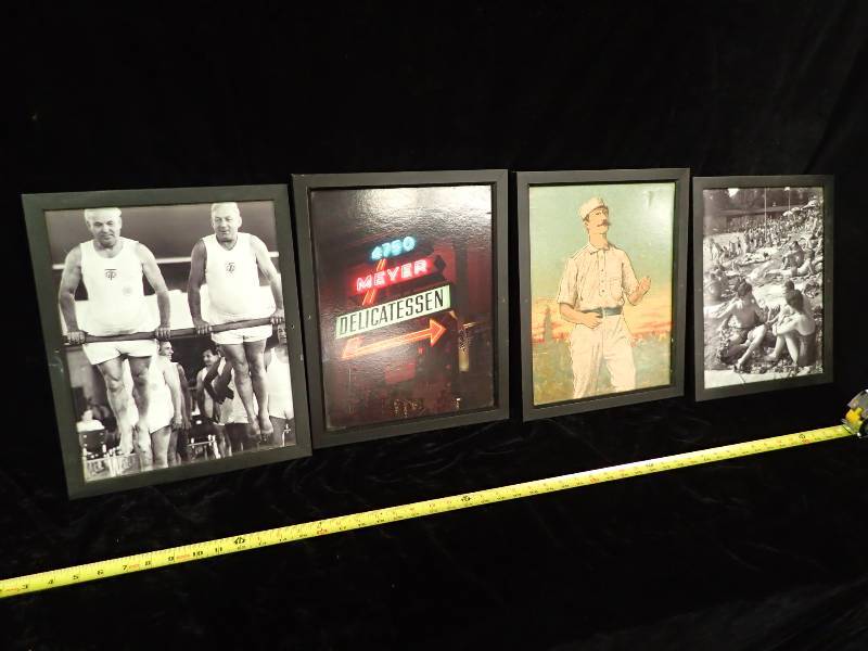 lot 2357 image: (4) Framed Historic Prints