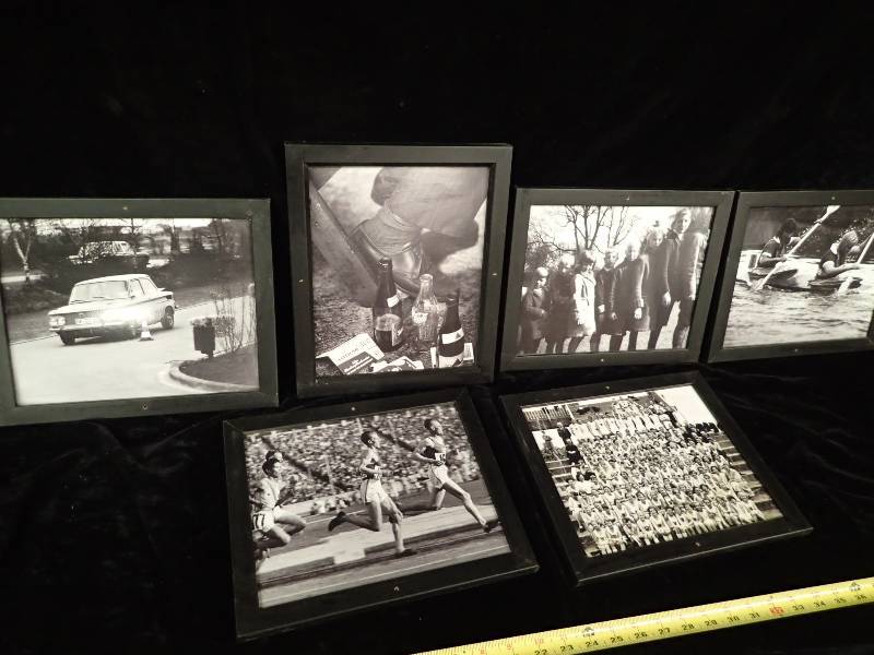 lot 2358 image: (6) Framed Sports Related Prints