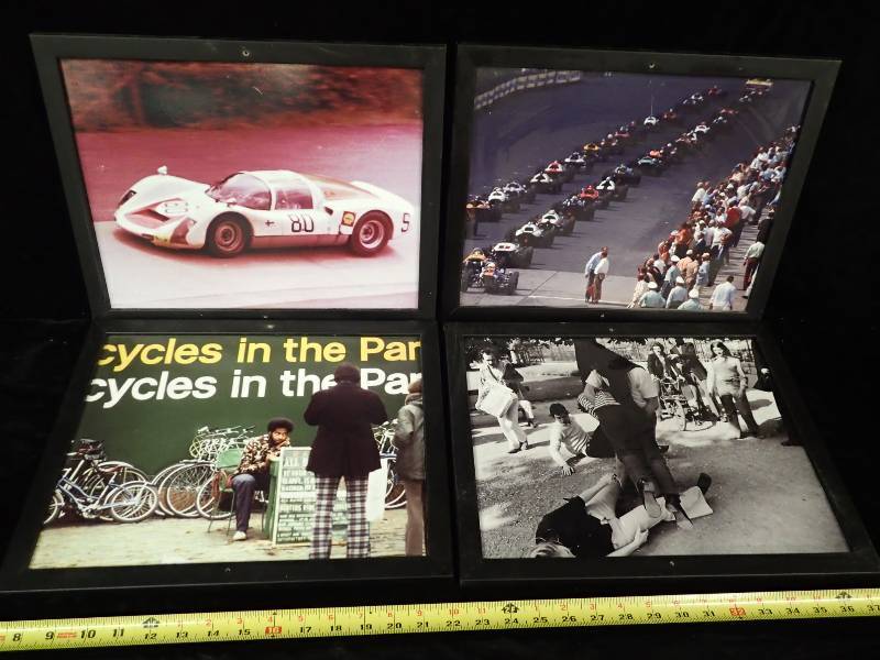 lot 2361 image: (4) Framed Sporting Prints