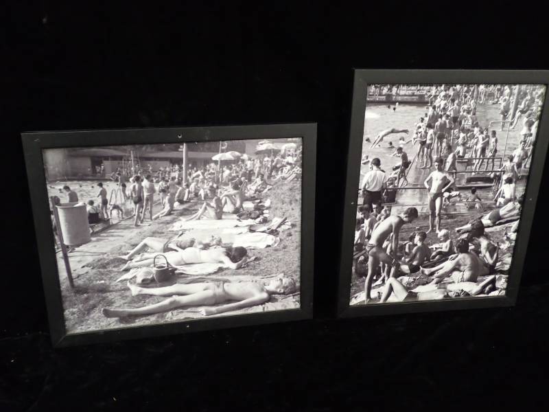 lot 2366 image: (2) Framed Water Park Prints