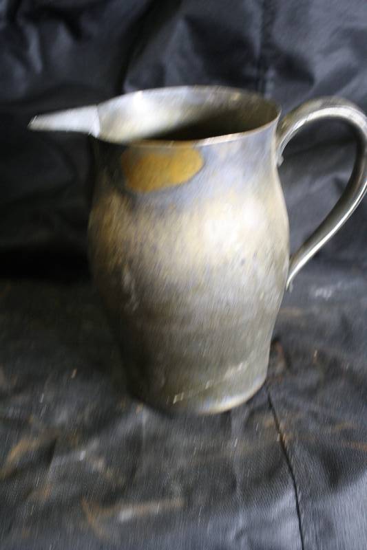 lot 1017 image: A Silver Plated Pitcher