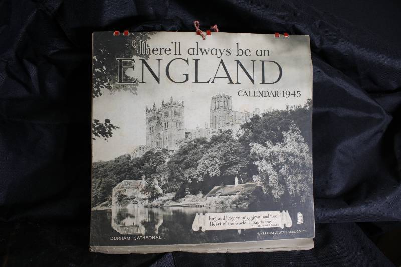 lot 1019 image: 1945 England Calendar