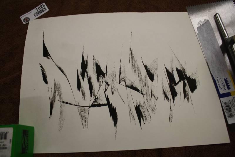 lot 1928 image: Signed Ink Art