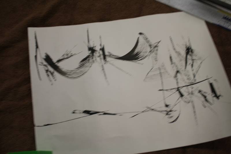 lot 1031 image: Ink Art