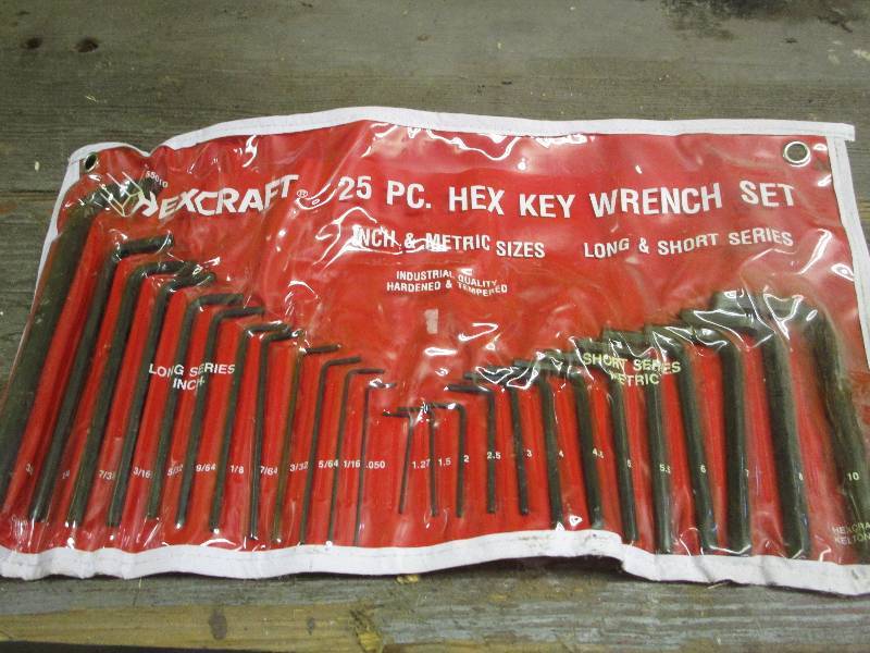 lot 8528 image: Hexcraft 25pc Hex Key Wrenches