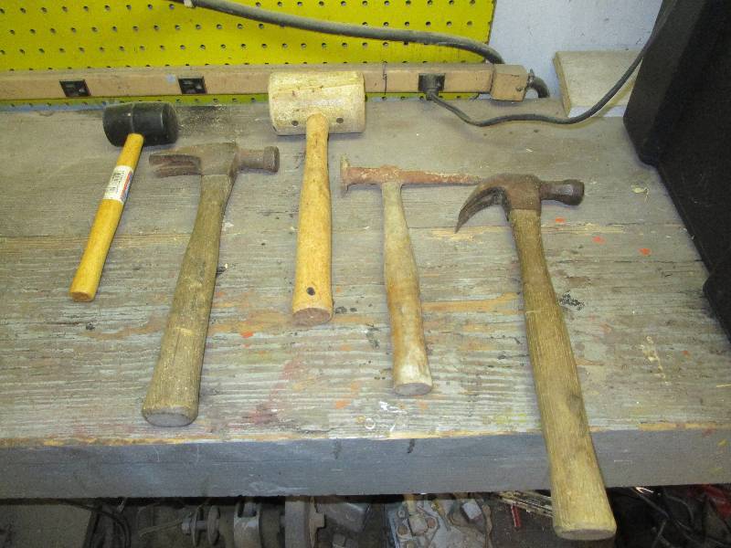 lot 8599 image: Lot of Hammers and Mallets