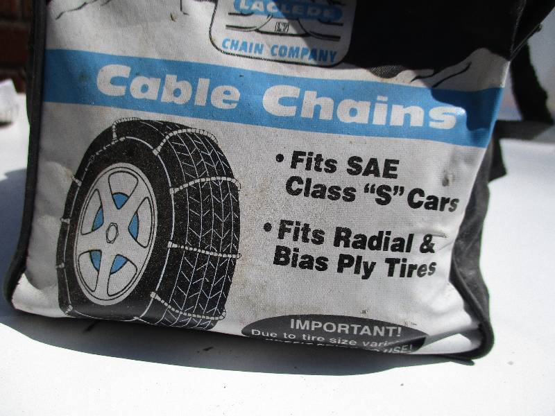 lot 8564 image: Cable Tire Chains