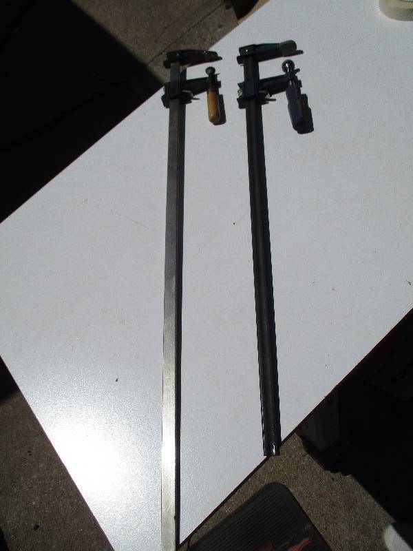 lot 8580 image: Pair of Wood Clamps