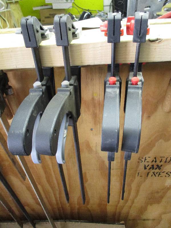 lot 8581 image: Set of Wood Clamps