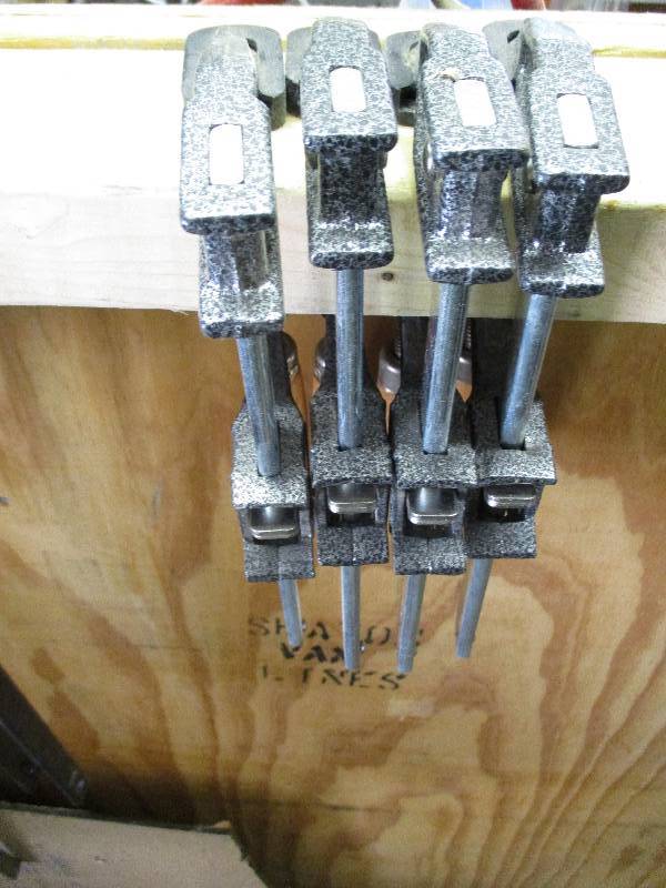 lot 8583 image: Set of Wood Clamps