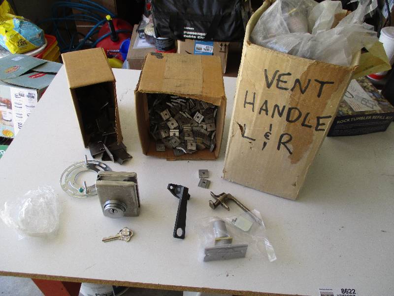 lot 8622 image: Vent Handles, Locks wkeys and more