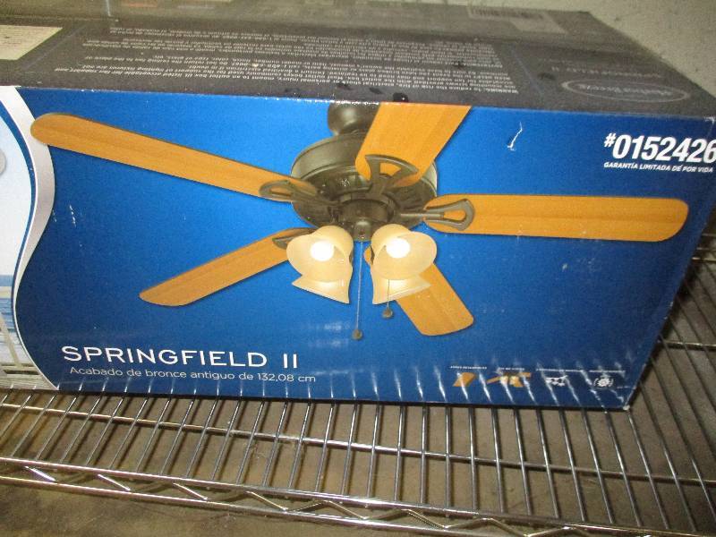 lot 8644 image: New in Box Ceiling Fan