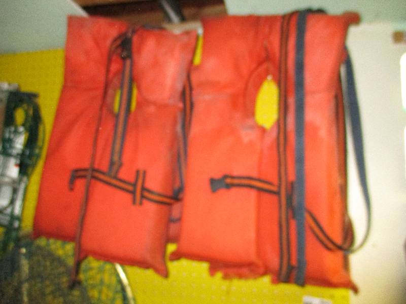 lot 8645 image: Pair of Life Preservers