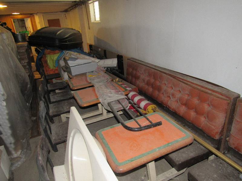 lot 8106 image: Lot of Restaurant Seating  Benches