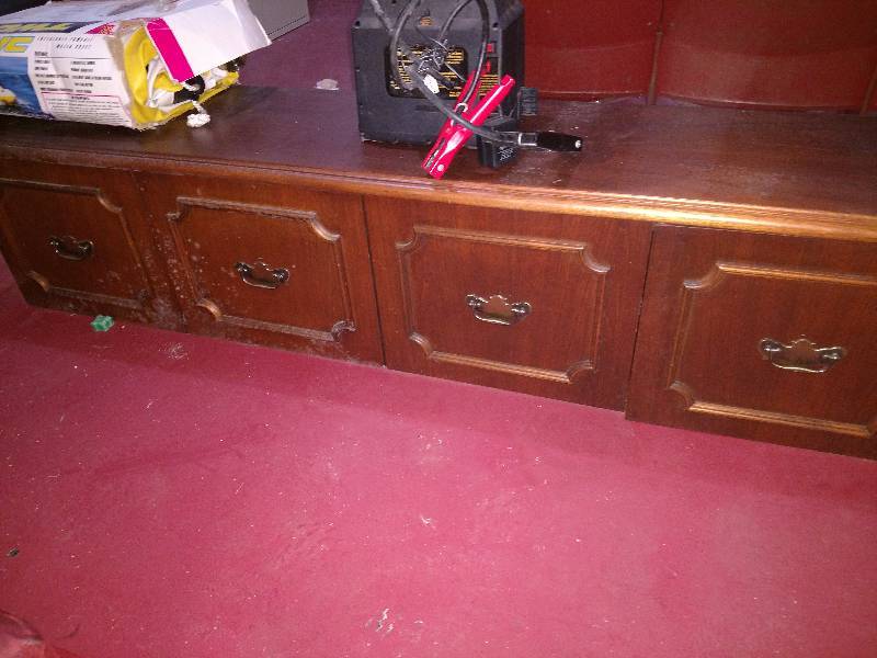 lot 8101 image: Overhead Desk Cabinets