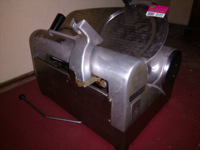 lot 8103 image: Hobart 12 Meat  Cheese Slicer - Model 1712E