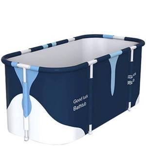 lot 19400 image: Portable folding bathtub soaking tub, portable collapsible bathtub, adult separate family bathroom SPA bathtub, shower freestanding bathtub, thickened with hot foam to maintain temperature