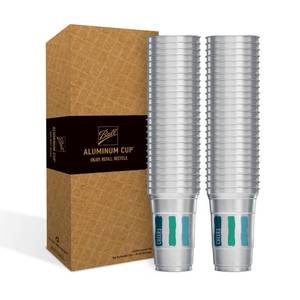 lot 19433 image: Ball Aluminum Cup Recyclable Party Cups, Everyday Logo, 9 oz. Cup, 50 Cups Per Pack